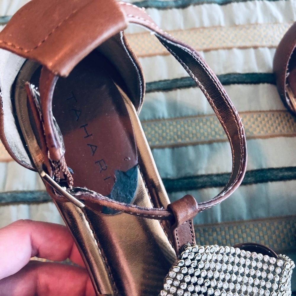 Tahari Bling Sandal Emma Size 9.5 - Picture 5 of 8